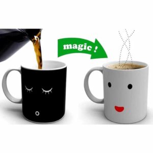 Color Changing Magic Mug Cangkir Sensitif Suhu Motif Smile Face - Y-03