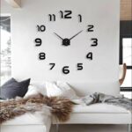 TaffHOME Jam Dinding DIY Giant Wall Clock Quartz 90-100cm - DIY-105