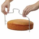 Pemotong Kue Tart Adjustable Wire Cake Cutter Slicer Leveler Stainless