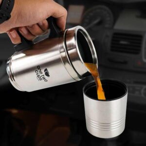One Two Cups Gelas Pemanas Mobil Car Heating Cup 12V 350ml 150ml - EST350
