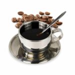 One Two Cups Set Cangkir Sendok Piring Kopi Stainless Steel - 201