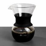 One Two Cups Coffee Maker Pot V60 Teko Kopi Barista Borosilicate Glass - SE111