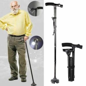 Magic Cane Lighted Crutch Tongkat Bantu Jalan LED Light - EL-0087