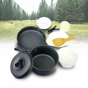 Set Alat Masak Outdoor Cooking Set Aluminium 5 PCS - WH-200