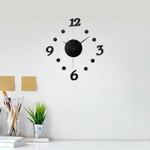 Taffware Jam Dinding DIY Giant Clock Creative Design 30cm - DIY-06