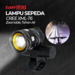 TaffLED Lampu Depan Sepeda Rechargeable LED CREE XML-T6 Waterproof - ZK30