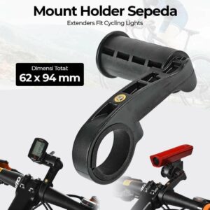 JualMount Holder Sepeda Extenders Fit Cycling Lights Lamps – H1408