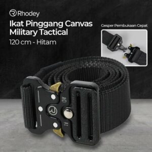Rhodey Tali Ikat Pinggang Canvas Military Tactical 120cm - MU055