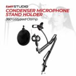 TaffSTUDIO Condenser Microphone Stand Holder 360 Lazypod Clamp - NB-35