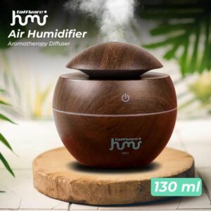 Taffware HUMI Air Humidifier Aromatherapy Oil Diffuser Wood 130ml - H41