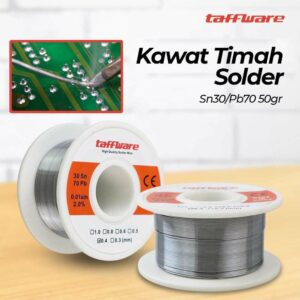 JualTaffware Kawat Timah Solder Sn30/Pb70 50gr