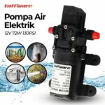 Taffware Pompa Air Elektrik Diaphragm Pump 12V 72W 130PSI - DP-538