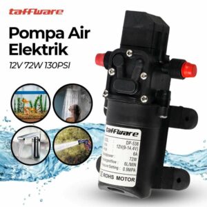 Taffware Pompa Air Elektrik Diaphragm Pump 12V 72W 130PSI - DP-538