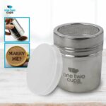 One Two Cups Penabur Bubuk Stensil Kopi Coklat Gula Barista Serbaguna - HY1801504