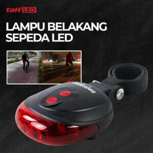 TaffLED Lampu Belakang Sepeda Tail Light Laser LED Waterproof - SL-116