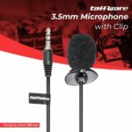 Taffware 3.5mm Microphone with Clip Smartphone Laptop Tablet - SR-503