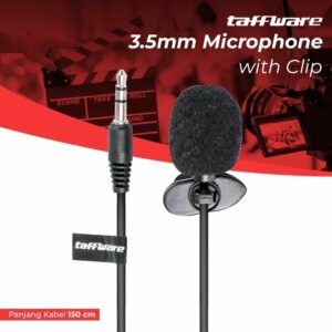 Taffware 3.5mm Microphone with Clip Smartphone Laptop Tablet - SR-503