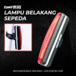 TaffLED Lampu Belakang Sepeda Rechargeable 500 mAh LED COB 26 Chip - RPL-2266