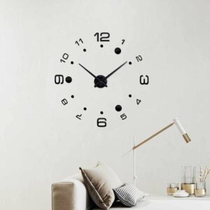 TaffHOME Jam Dinding Besar DIY Giant Wall Clock Arcylic 100 cm - JM-14