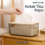 TaffHOME Kotak Tisu Kayu Nordic Minimalist Tissue Box Large - ZJ011