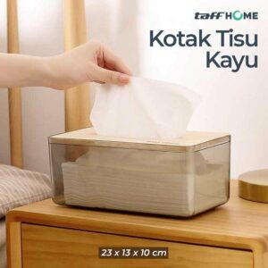 TaffHOME Kotak Tisu Kayu Nordic Minimalist Tissue Box Large - ZJ011