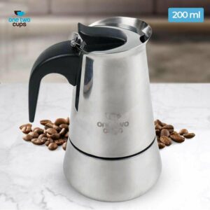 JualOne Two Cups Espresso Coffee Maker Moka Pot Teko Stovetop Filter – Z21