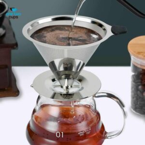 One Two Cups Filter Penyaring Kopi Double Layer Coffee Filter - V60