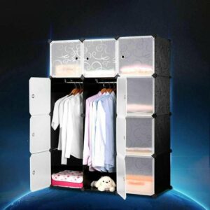Magic Wardrobe Lemari Baju Plastik DIY 12 Pintu