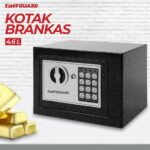 TaffGUARD Kotak Brankas Hotel Mini Password Safe Deposit Box 4.6L - 17E