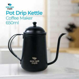 One Two Cups Coffee Maker Pot Drip Kettle Teko Kopi - HS4011