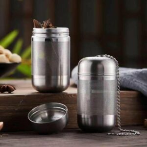 JualTINGKE Saringan Teh Bumbu Rempah Stainless Steel Reusable Infuser – TG4