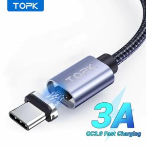 TOPK Kabel Data USB Type C Multifungsi Fast Charging Magnetic 18W 1M - TM18