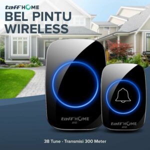 JualTaffHOME Bel Pintu Wireless Remote Doorbell 38Tune 1PCS Receiver – A10