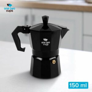 One Two Cups Espresso Coffee Maker Moka Pot Teko Stovetop Filter - MX001