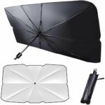 JSS Cover Kaca Mobil Pelindung Matahari UV Silver Coated 135x79cm - JSS01